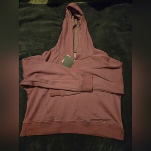 Senita Athletics Classic Cropped Hoodie Rose Size Large